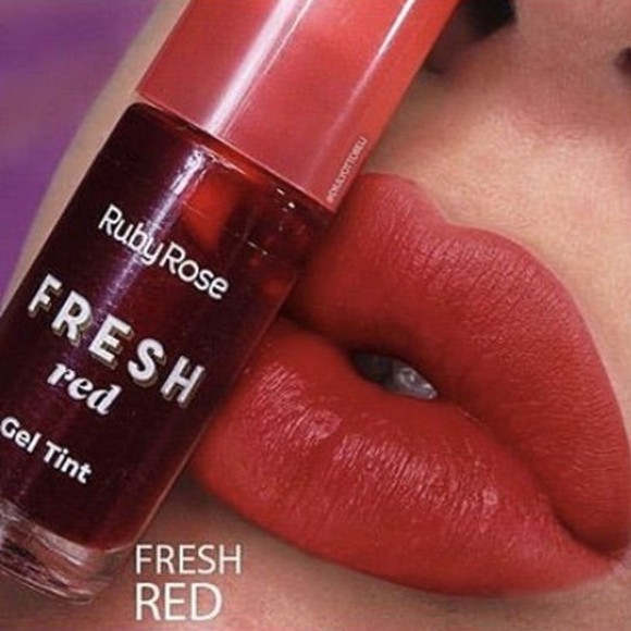 lip tint ruby rose red